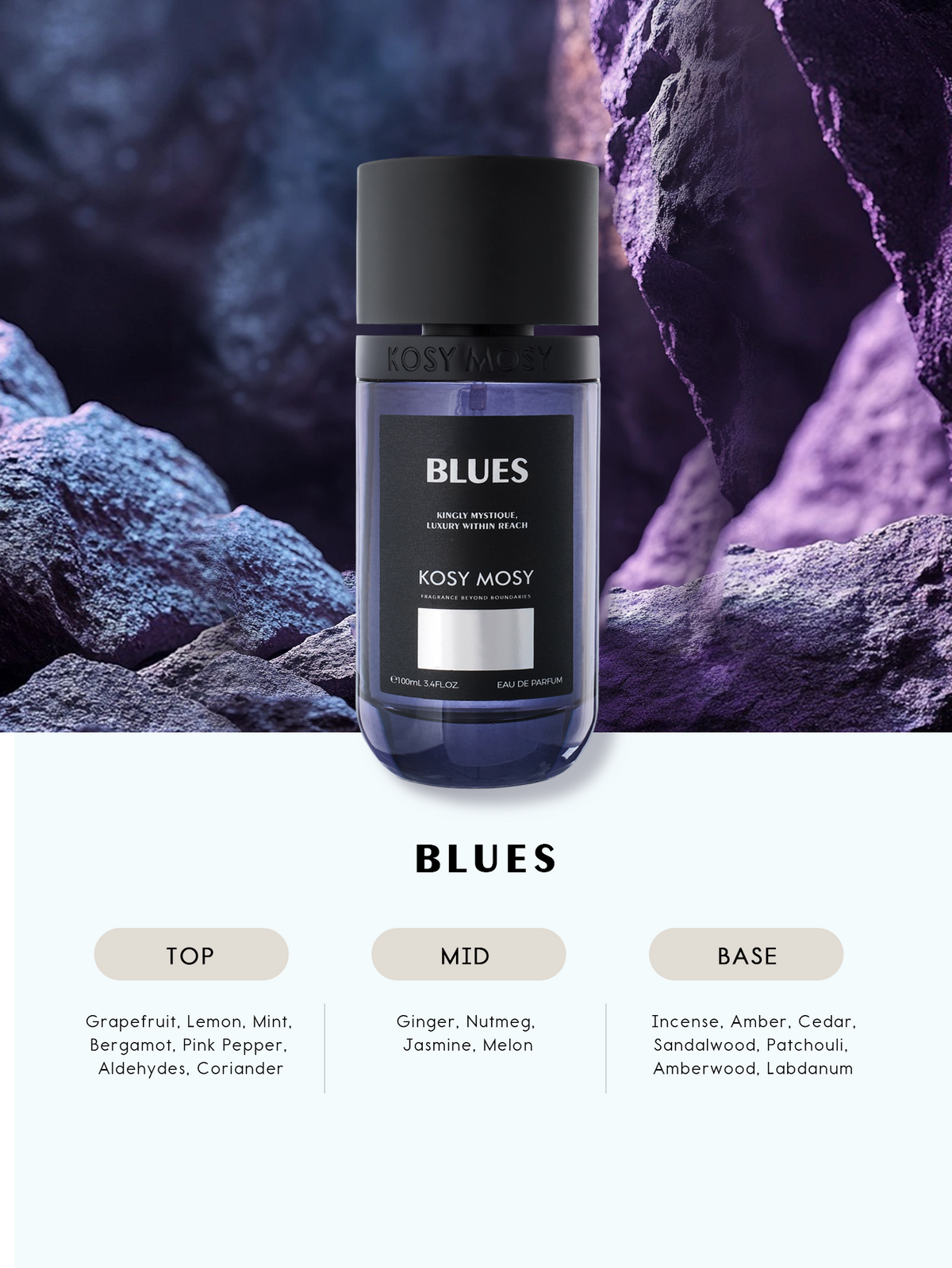 BLUES 100ML EAU DE PARFUM FOR MEN