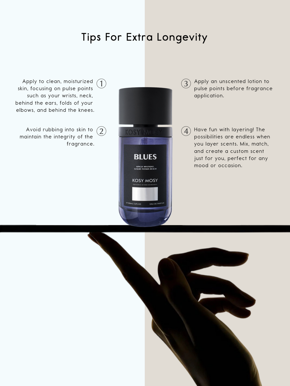 BLUES 100ML EAU DE PARFUM FOR MEN