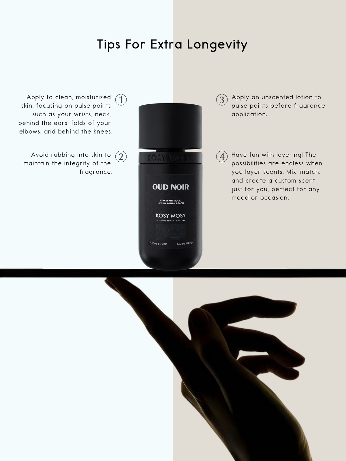 OUD NOIR 100ML EAU DE PARFUM FOR MEN
