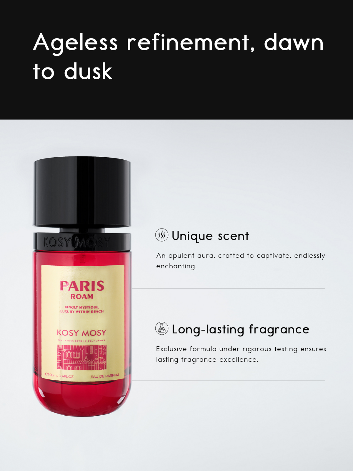 PARIS ROAM 100ML EAU DE PARFUM FOR WOMEN