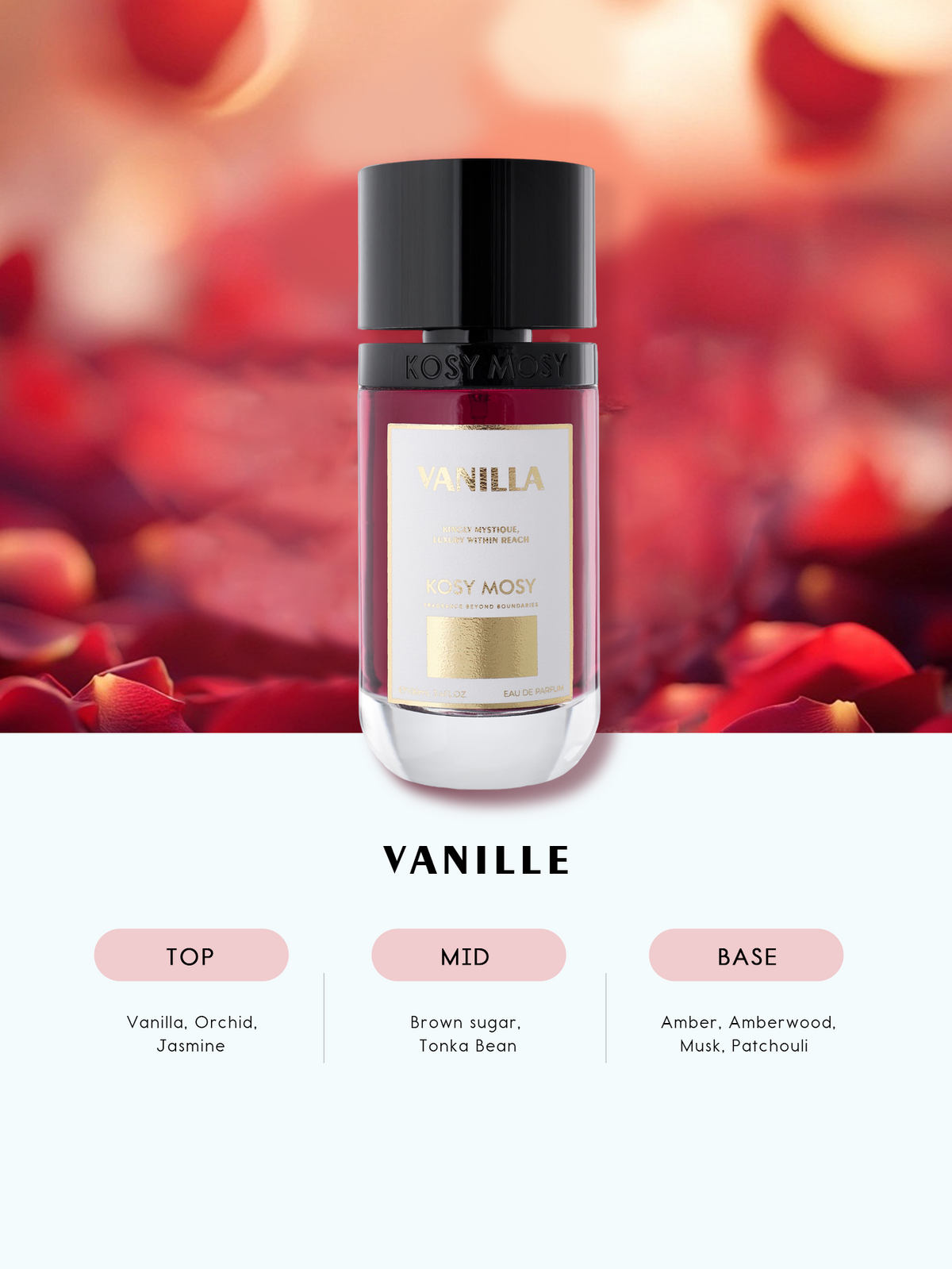 VANILLE 100ML EAU DE PARFUM FOR WOMEN
