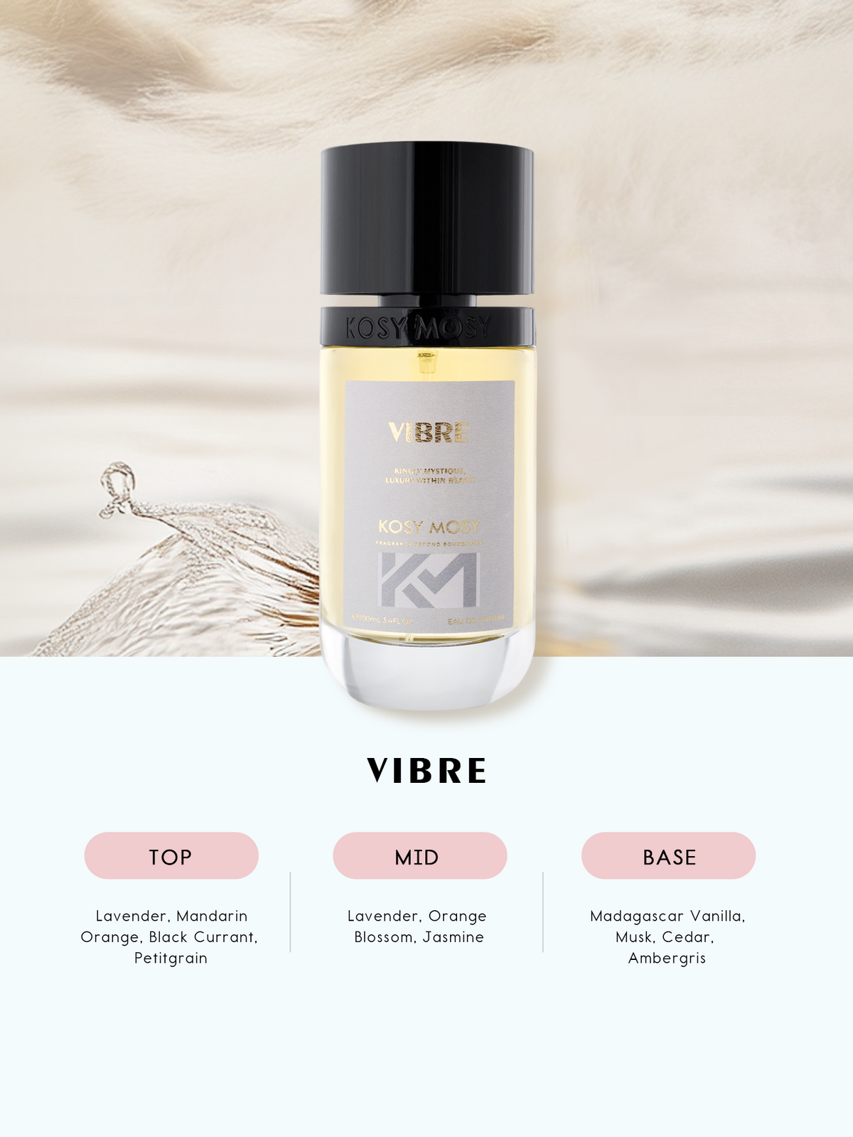 VIBRE 100ML EAU DE PARFUM FOR WOMEN