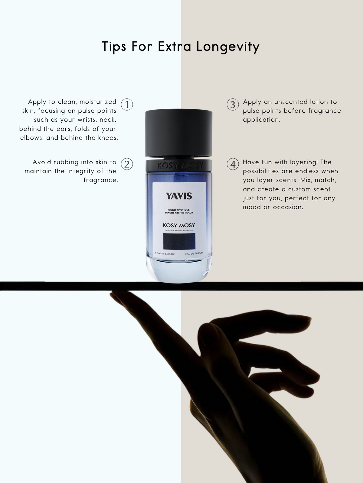 YAVIS 100ML EAU DE PARFUM FOR MEN