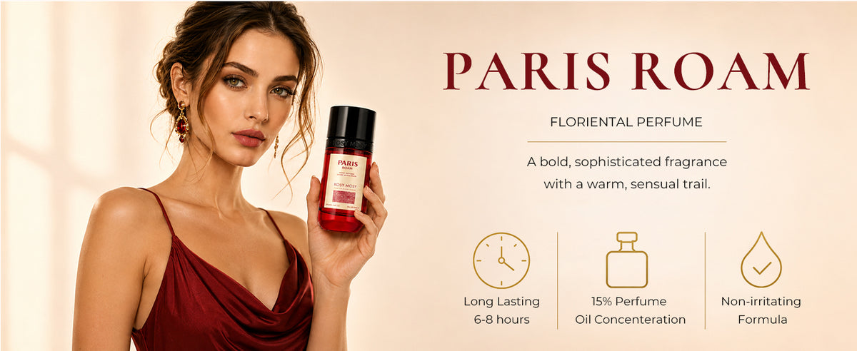 PARIS ROAM — Saffron & Amber Eau de Parfum, 100ml — fragrance detail 5