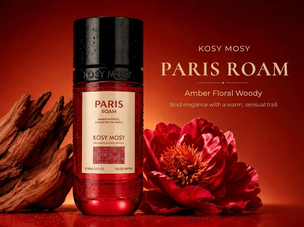 PARIS ROAM — Saffron & Amber Eau de Parfum, 100ml — fragrance detail 1