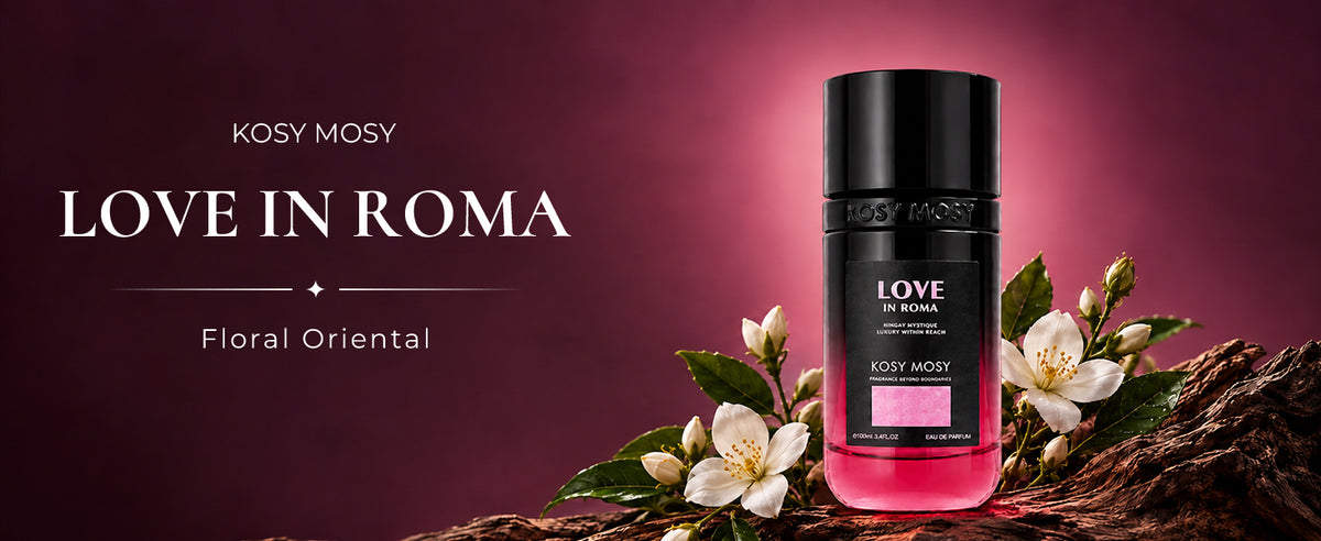 LOVE IN ROMA — Vanilla & Jasmine Eau de Parfum, 100ml — fragrance detail 1