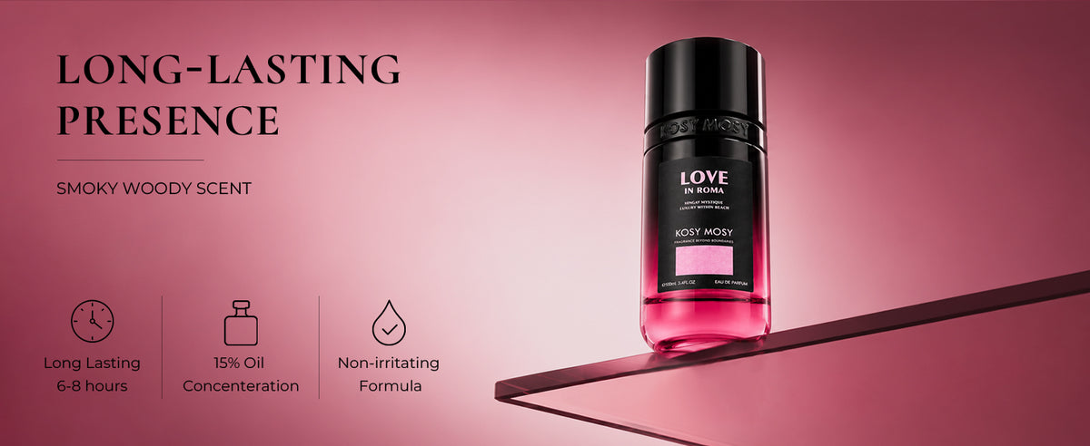 LOVE IN ROMA — Vanilla & Jasmine Eau de Parfum, 100ml — fragrance detail 5