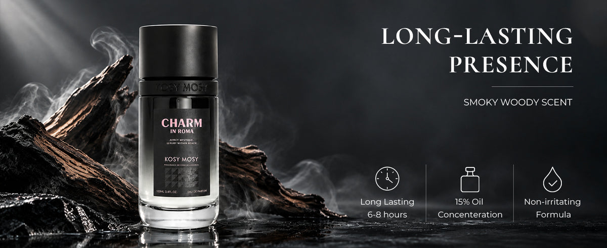 CHARM IN ROMA — Smoky Woody Eau de Parfum, 100ml — fragrance detail 5