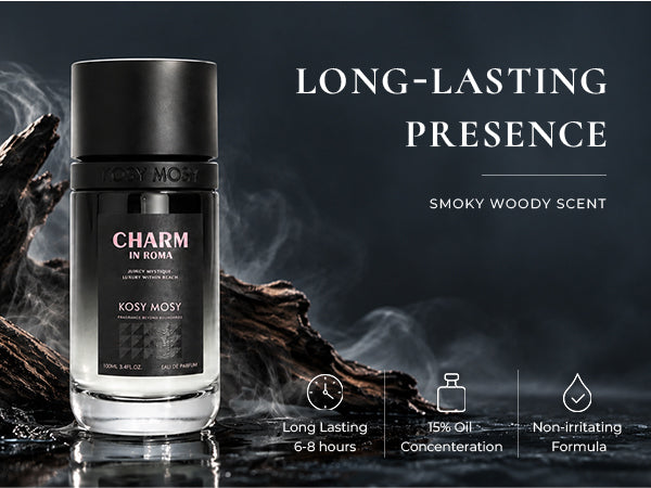 CHARM IN ROMA — Smoky Woody Eau de Parfum, 100ml — fragrance detail 5